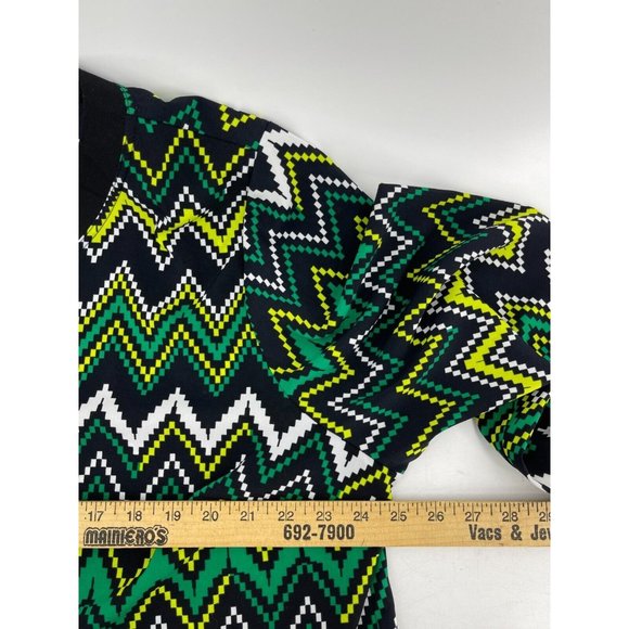 Catherines Women's Plus Long Sleeve Geometric Striped Top Shirt Size 1X 18/20W - Picture 11 of 13